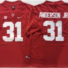 men's & youth Alabama Crimson Tide 31 Will Anderson Jr. Jersey Red College Football Limited Game