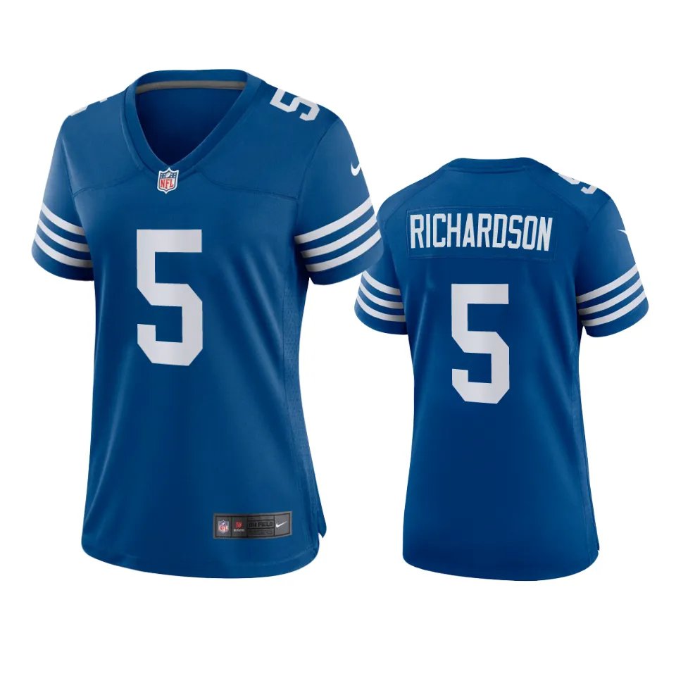 women's Indianapolis Colts 5 Anthony Richardson Jersey Royal Alternate F.U.S.E. Limited Football