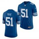 men's & kids Indianapolis Colts 51 Kwity Paye Jersey Royal Alternate F.U.S.E. Limited Football Game