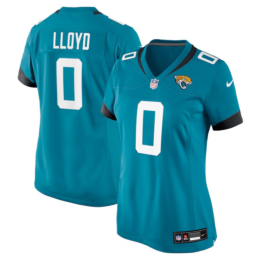 women's Jacksonville Jaguars 0 Devin Lloyd Jersey Teal F.U.S.E. Limited Football Player Team Game