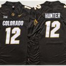 men's & youth Colorado Buffaloes 12 Travis Hunter Jersey Black F.U.S.E. College Football Limited