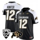 men's & youth Colorado Buffaloes 12 Travis Hunter Jersey Black 2023 PAC-12 F.U.S.E. College Football