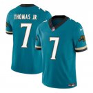 men's & kids Jacksonville Jaguars 7 Brian Thomas Jr. Jersey Teal Prowler Throwback F.U.S.E. Football