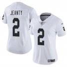 women's Las Vegas Raiders 2 Ashton Jeanty Jersey 2025 Draft White F.U.S.E. Limited Football