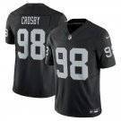 men's & kids Las Vegas Raiders 98 Maxx Crosby Jersey Black F.U.S.E. Limited Football Player Game