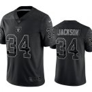 men's & youth Las Vegas Raiders 34 Bo Jackson Jersey Black Reflective Limited Football Retired
