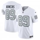 men's & kids Las Vegas Raiders 89 Brock Bowers Jersey White Alternate F.U.S.E. Limited Football Game