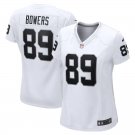 women's Las Vegas Raiders 89 Brock Bowers Jersey White F.U.S.E. Limited Football Player Team Game