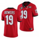 men's & youth Georgia Bulldogs 19 Brock Bowers Jersey 2022 Patch Red College Limited Football