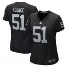 women's Las Vegas Raiders 51 Malcolm Koonce Jersey Black Limited Football Player Team Game