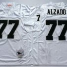 men's & youth Las Vegas Raiders 77 Lyle Alzado Jersey Throwback White M&N Football Retired