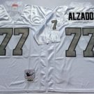 men's & youth Las Vegas Raiders 77 Lyle Alzado Jersey Throwback White/Silver M&N Football Retired