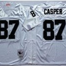 men's & youth Las Vegas Raiders 87 Dave Casper Jersey Throwback White M&N Football Retired