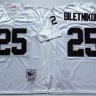 men's & youth Las Vegas Raiders 25 Fred Biletnikoff Jersey Throwback White M&N Football Retired