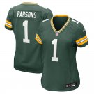 women's Green Bay Packers 1 Micah Parsons Jersey F.U.S.E. Limited Football Player Team Game