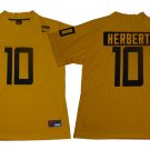 men's & youth Oregon Ducks 10 Justin Herbert Jersey Yellow College Limited Football Player Game