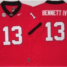 men's & youth Georgia Bulldogs 13 Stetson Bennett IV Jersey Red FUSE College Football Player Game