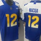 men's & youth Los Angeles Rams 12 Puka Nacua Jersey Royal White Gratitude F.U.S.E. Limited Football