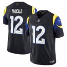 men's & kids Los Angeles Rams 12 Puka Nacua Jersey Black F.U.S.E. 2025 Rivalries Collection Football