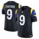 men's & kids Los Angeles Rams 9 Matthew Stafford Jersey Black F.U.S.E. 2025 Rivalries Football