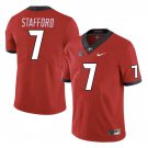 men's & youth Georgia Bulldogs 7 Matthew Stafford Jersey Red F.U.S.E. College Football Player Game