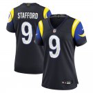 women's Los Angeles Rams 9 Matthew Stafford Jersey Black F.U.S.E. 2025 Rivalries Collection Football