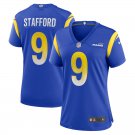women's Los Angeles Rams 9 Matthew Stafford Jersey Royal F.U.S.E. Limited Football Player Team Game
