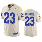 men's & kids Los Angeles Rams 23 Kyren Williams Jersey Bone F.U.S.E. Limited Football Player Game