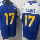 men's & youth Los Angeles Rams 17 Davante Adams Jersey Royal White Gratitude FUSE Limited Football
