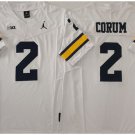 men's & youth Michigan Wolverines 2 Blake Corum Jersey White F.U.S.E. College Limited Football Game