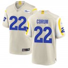 men's & kids Los Angeles Rams 22 Blake Corum Jersey Bone F.U.S.E. Limited Football Player Game