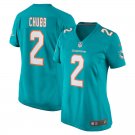 women's Miami Dolphins 2 Bradley Chubb Jersey Aqua Limited Football Player Team Game