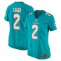 women's Miami Dolphins 2 Bradley Chubb Jersey Aqua Limited Football Player Team Game
