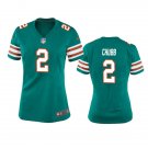 women's Miami Dolphins 2 Bradley Chubb Jersey Aqua Alternate Limited Football Player Team Game