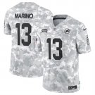 men's & youth Miami Dolphins 13 Dan Marino Jersey Arctic 2024 Salute To Service Limited Football