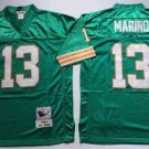 men's & youth Miami Dolphins 13 Dan Marino Jersey Aqua Throwback M&N Football Retired Player