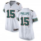 women's Miami Dolphins 15 Jaelan Phillips Jersey White Limited Football Player Team Game
