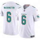men's & kids Miami Dolphins 6 Malik Washington Jersey White F.U.S.E. Limited Football Player Game