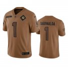 men's & youth Miami Dolphins 1 Tua Tagovailoa Jersey 2023 Brown Salute To Service Limited Football