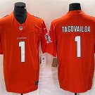 men's & kids Miami Dolphins 1 Tua Tagovailoa Jersey Orange F.U.S.E. Limited Football Player Game