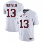 men's & youth Alabama Crimson Tide 13 Tua Tagovailoa Jersey White College Limited Football Game