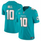 men's & kids Miami Dolphins 10 Tyreek Hill Jersey Aqua C Patch F.U.S.E. Limited Football Game