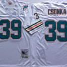 men's & youth Miami Dolphins 39 Larry Csonka Jersey White Throwback M&N Football Retired Player