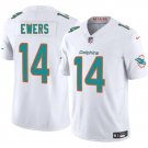 men's & kids Miami Dolphins 14 Quinn Ewers Jersey White F.U.S.E. Limited Football Player Team Game