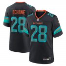 men's & kids Miami Dolphins 28 De’Von Achane Jersey Black FUSE 2025 Rivalries Collection Football