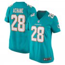 women's Miami Dolphins 28 De’Von Achane Jersey Aqua Limited Football Player Team Game