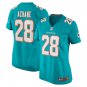women's Miami Dolphins 28 De&acirc;��Von Achane Jersey Aqua Limited Football Player Team Game