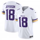 men's & kids Minnesota Vikings 18 Justin Jefferson Jersey White FUSE Limited Football Player Game