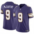 men's & kids Minnesota Vikings 9 J.J. McCarthy Jersey Purple Classic F.U.S.E. Limited Football Game