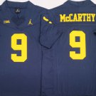 men's & youth Michigan Wolverines 9 J.J. McCarthy Jersey Navy F.U.S.E. College Limited Football Game